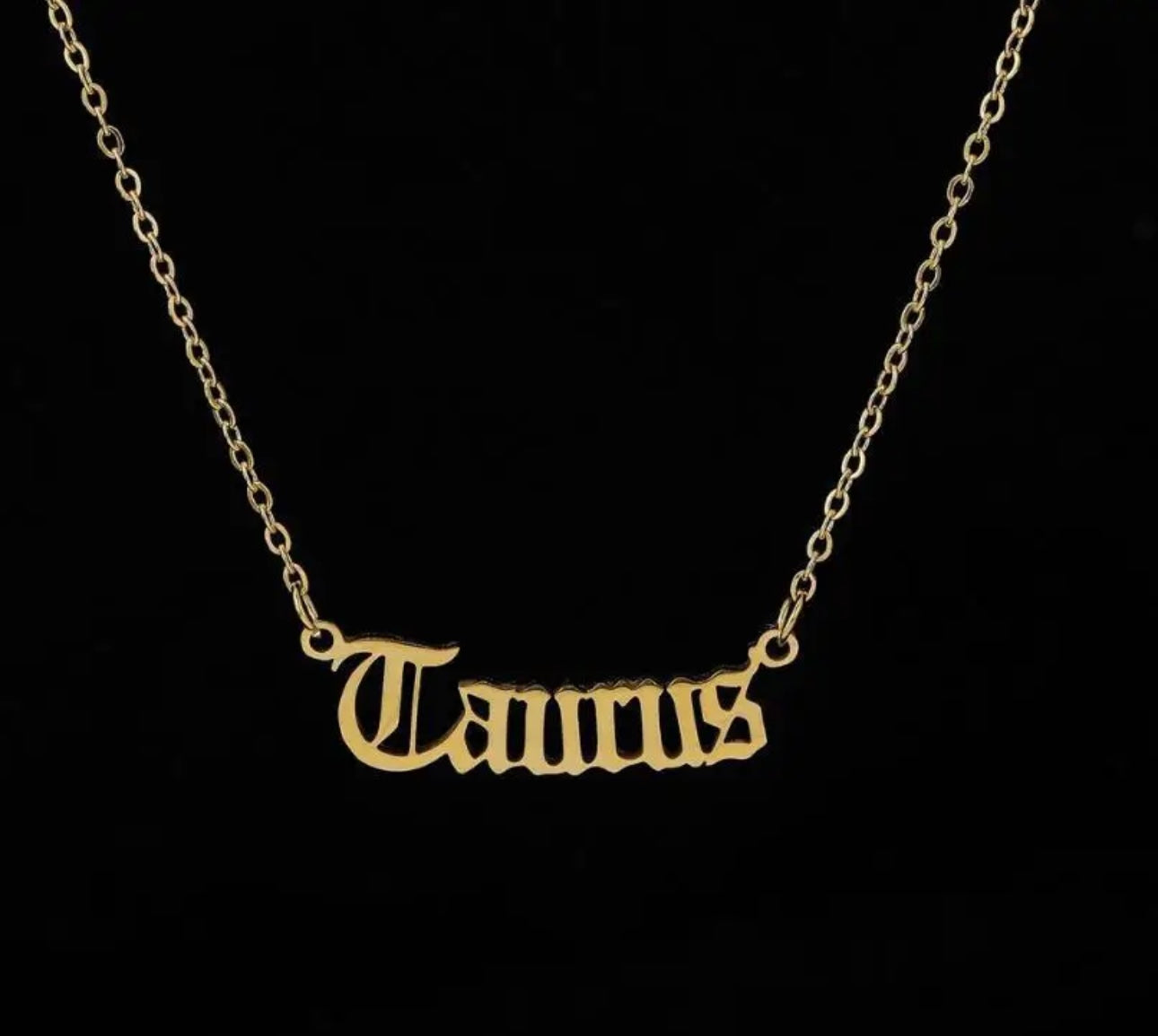 Taurus necklace