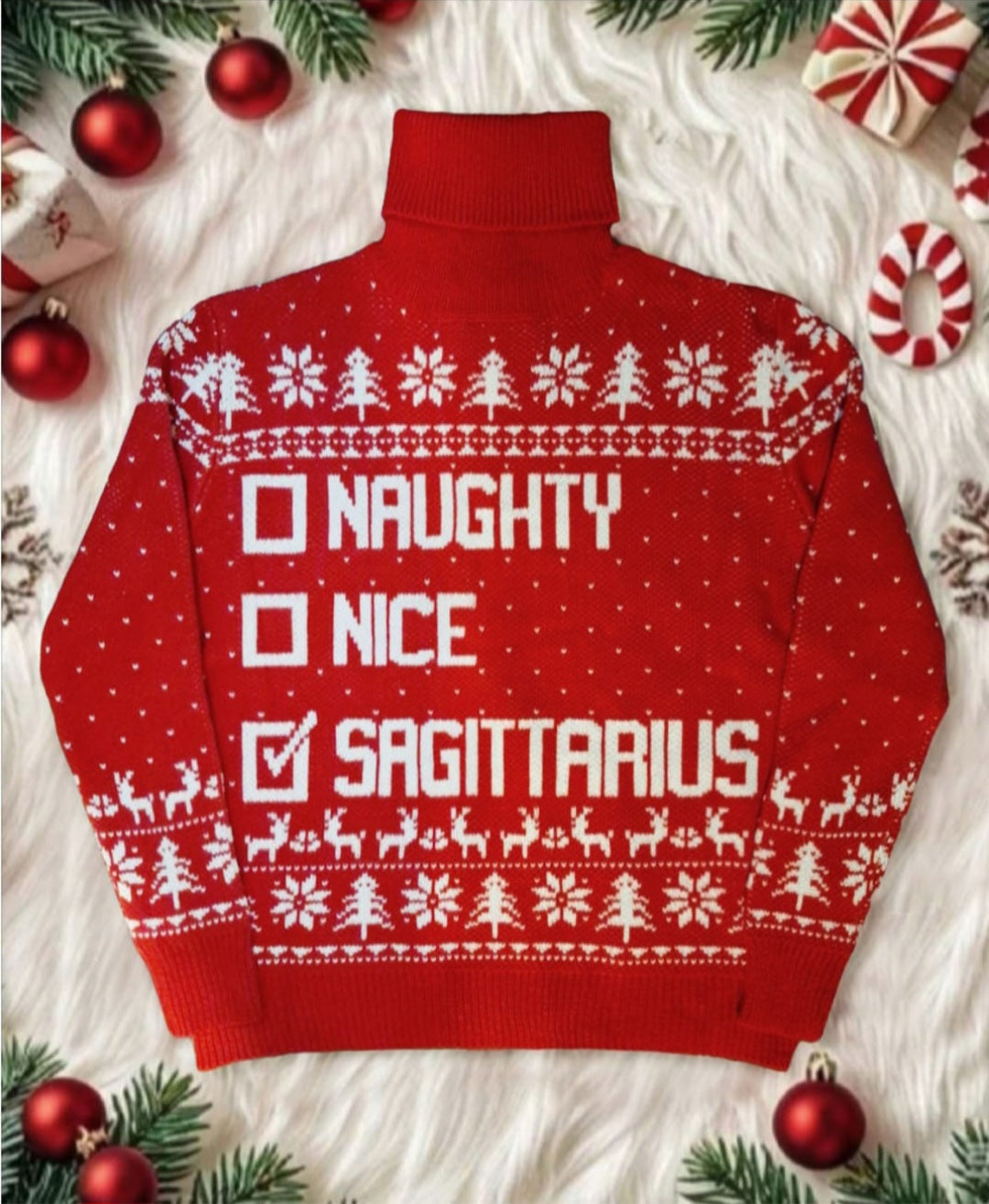 Sagittarius Christmas Sweater for women